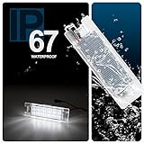 njssjd LED License Plate Lights for Alfa Romeo 147 156 159 166 Brera Giulietta Mito GT Spider 6000K White Canbus Error Free Led Rear Tag Lamps - Image 6