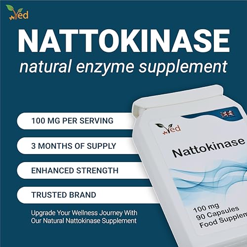 Ved Nattokinase, 2000 FU / 100mg, Nattokinase Natural Fermented Soybean Extract,Enzyme from Japanese Natto,90 Capsules (3 Months Supply) – Bild 4