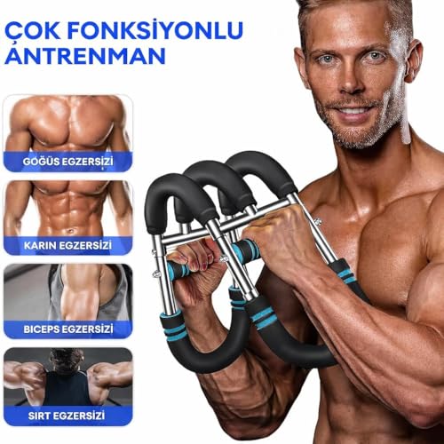 Valkyrie Ayarlanabilir Çok Fonksiyonlu Direnç Egzersiz Aleti | Çelik Yaylı Fitness Aparatı Biceps Triceps Geliştirici