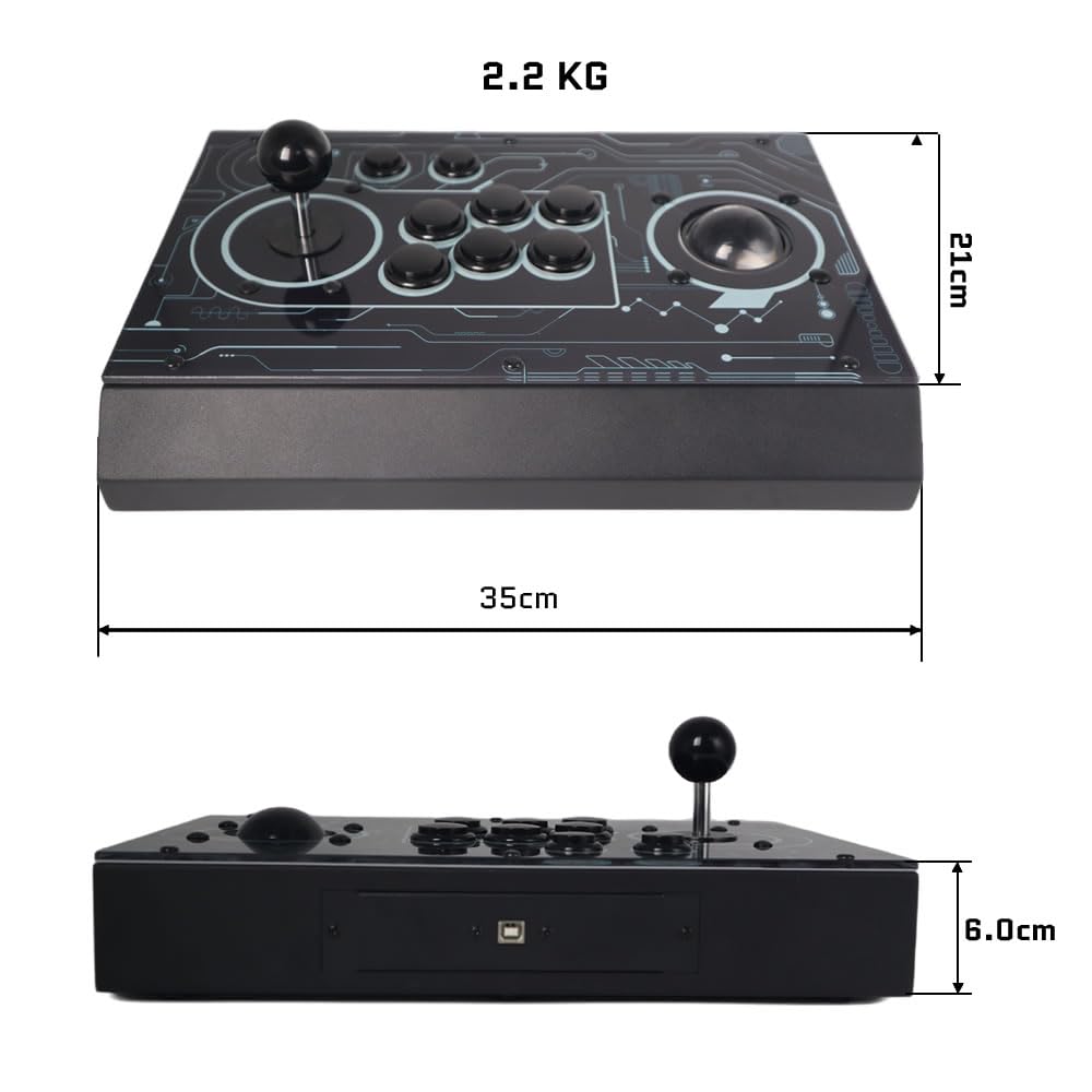 FightBox R10 Arcade Fight Stick With Trackball Retro Game