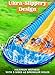 Sloosh Triple Water Slide with 3 BodyBoards, 22.5FT Lawn Water Slip Splash Pad Slide Summer Toy with Build in Advanced Sprinkler for Kids Adults Backyard Summer Water Fun