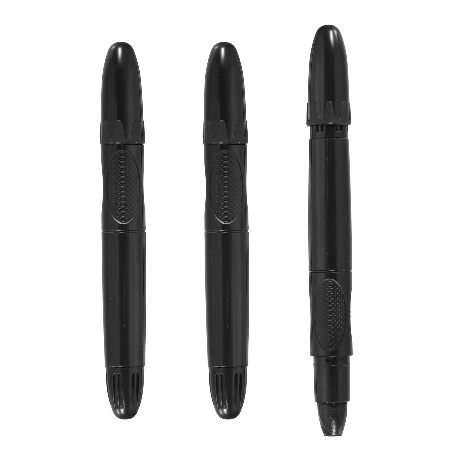 PATIKIL 3 Pack Twistable Crayons, Coloring Twist Crayon Retractable Easy to Hold Silky Washable for Coloring Books Crafts Birthday Parties Art Office Supplies, Black