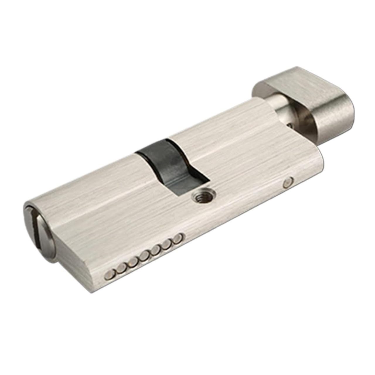 Cylinder Lock, Standard Bedroom Entrance Interior Door Lock Security Copper Cylinder Lengthened Core with 3 Keys