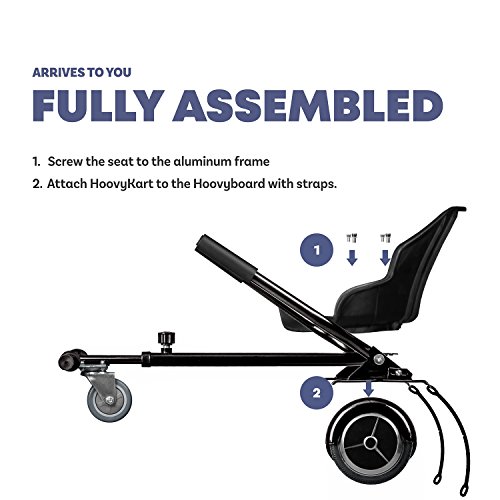 Hoovykart - Go Kart Conversion Kit For Hoverboards - Safer For Kids - All Heights - All Ages - Self Balancing Scooter - Compatible With All Hoverboards - Hoverboard Not Included #TOP4