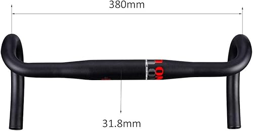 Miniatura 2 de BESNIN - Manillar de bicicleta de montaña, 1.252in, 14.961in, manillar MTB de aluminio