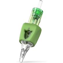 Wormhole Tattoo Cartridge Needles, 20pcs Disposable Finger Ledge Cartridges Tattoo Needles 1221M1 Magnum for Rotary Tattoo Machine Tattoo Supplies