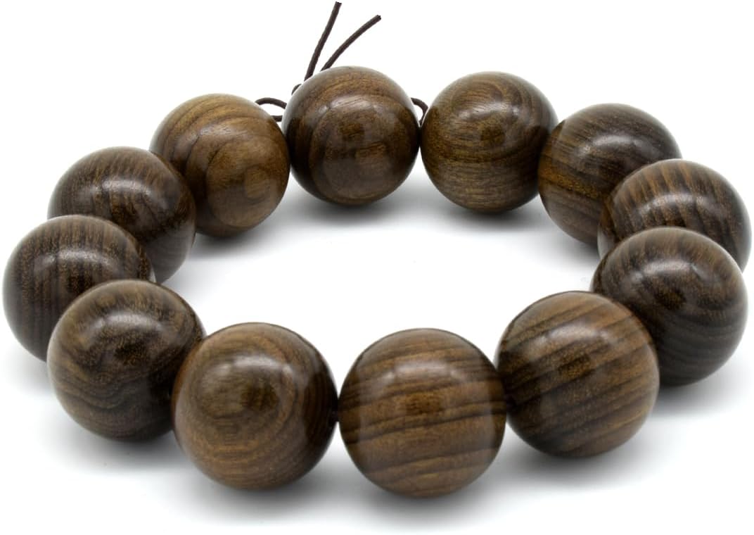 Zen Dear Unisex Burried Ebony Prayer Beads Buddha Buddhist Prayer Beads Meditation Mala Necklace Bracelet - Image 4