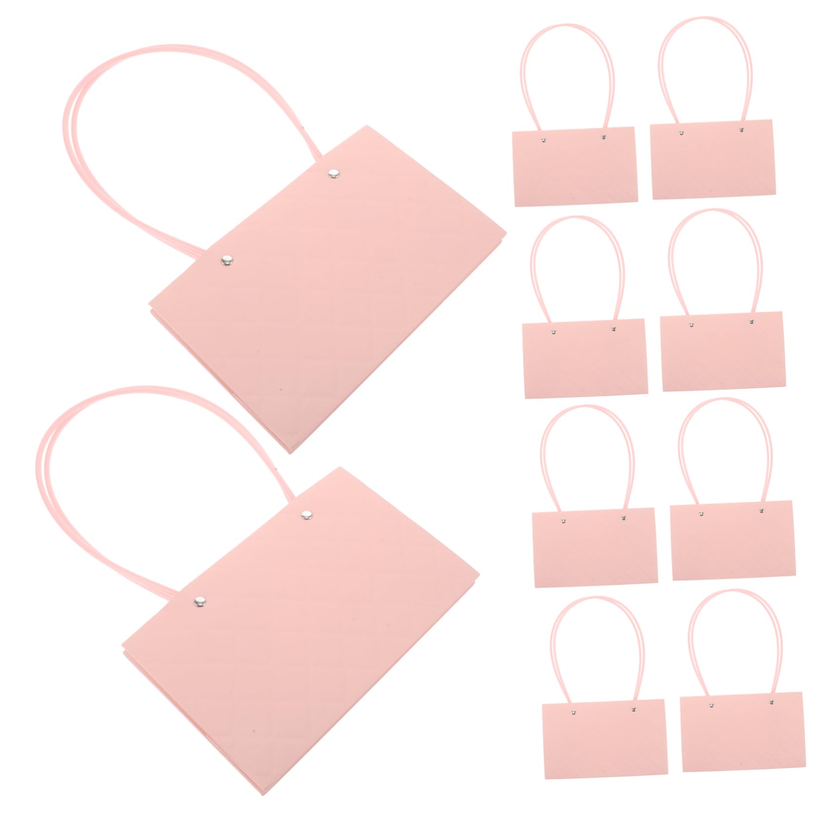 TOPPERFUN 10stücke Blumenstraußtüten Aus Kraftpapier Mit Griff Für Blumenverpackung Für Floristen Und Geschenke
