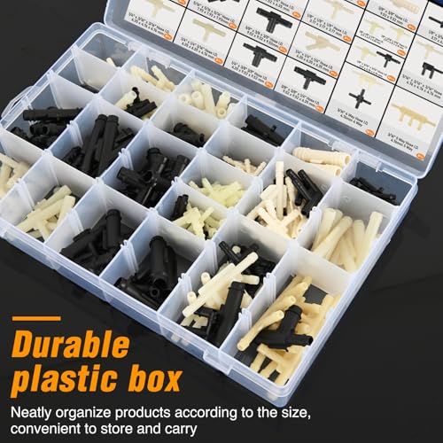 Image of GOOACC 159Pcs 32 Size Automotive Vacuum Tubing Tee