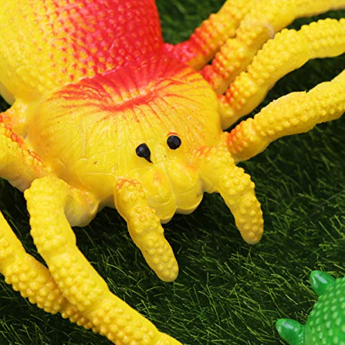 10 peças de acessórios assustadores para Halloween, simulação, macio, descompressão, brinquedo de bo