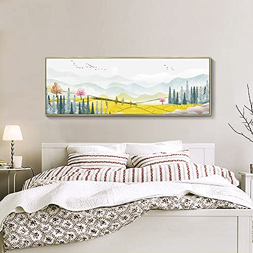 Diamond Painting Arbre Forestier 40x100cm : Le Cadeau Créatif Idéal pour Adultes et Enfants