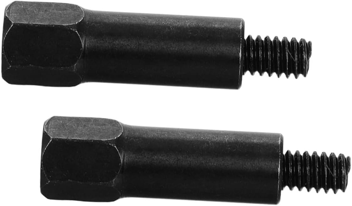 Gatuida Valve Cover Attachment Bolts Chrome Plated 2pcs Set Nuts and Screws for Racing Cars Custom Builds