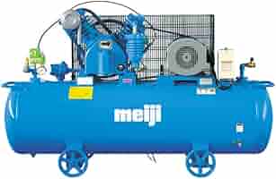 コンプレッサーmeiji 明治機械 meiji 7.5馬力エアコンプレッサー H-7－中古機械工具