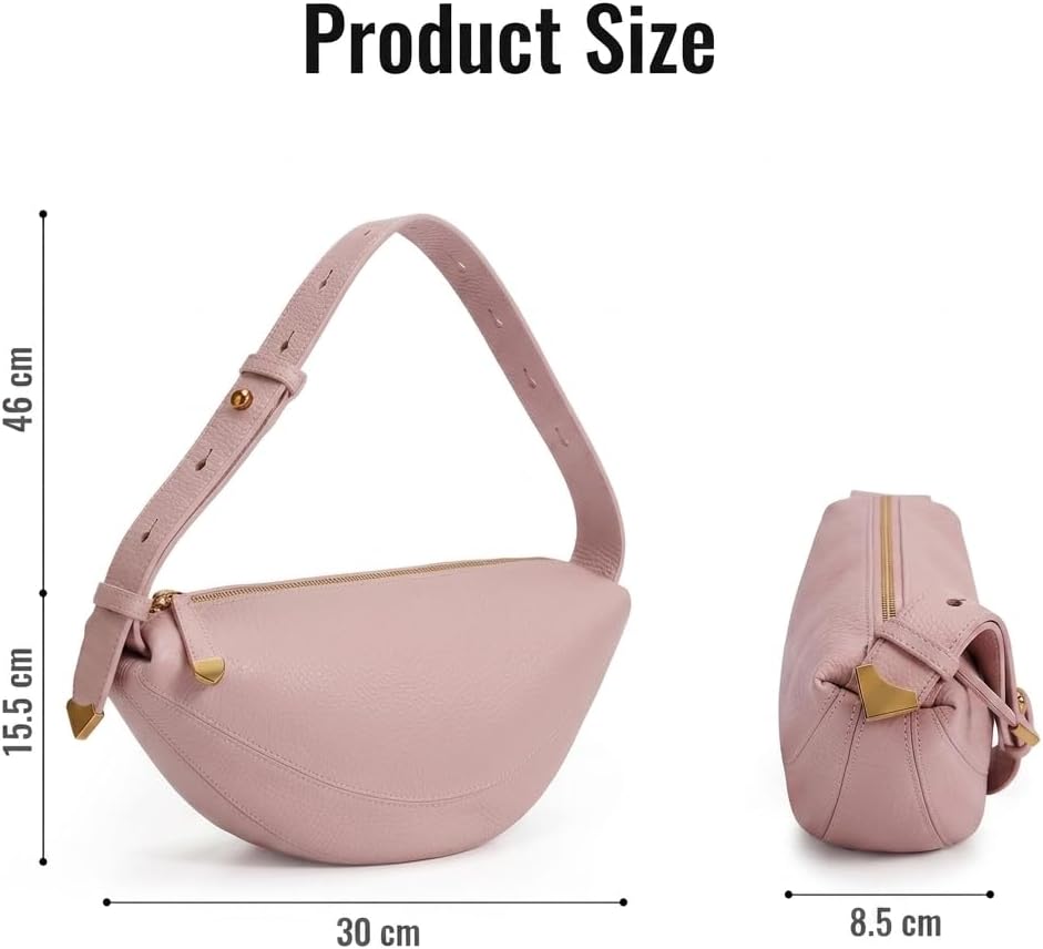 Crossbody Sling Bag for Women Crescent Bags Vegan Cross body Purses Dumpling Bag Small Travel with Adjustable Strap