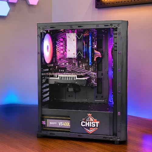 Image of CHIST Gaming PC (Core i7-2600 Processor / 16GB Ram / 512GB SSD /4GB Graphic Card /Gaming Cabinet /WiFi Bluetooth /Windows 10 Pro Trail) Ready to Play