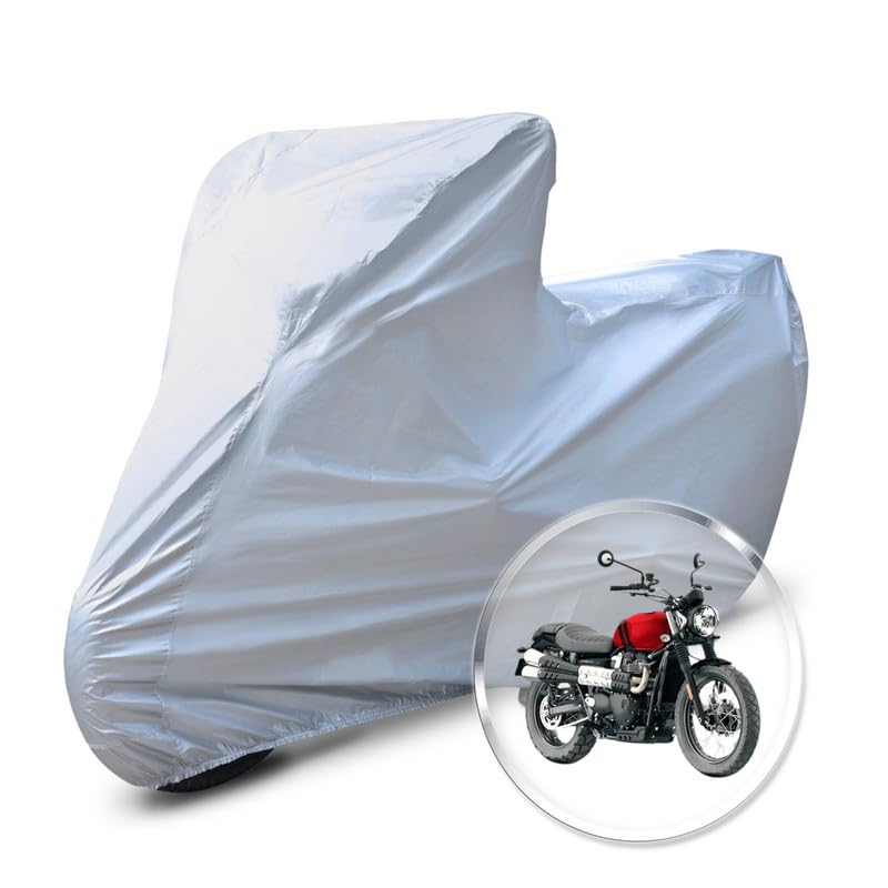 Image of Neodrift 'CrystalMax' Bike Cover for Triumph Scrambler 900 (All-Weather Motorcycle Protection, Water & UV Resistant, Dustproof, Windproof).