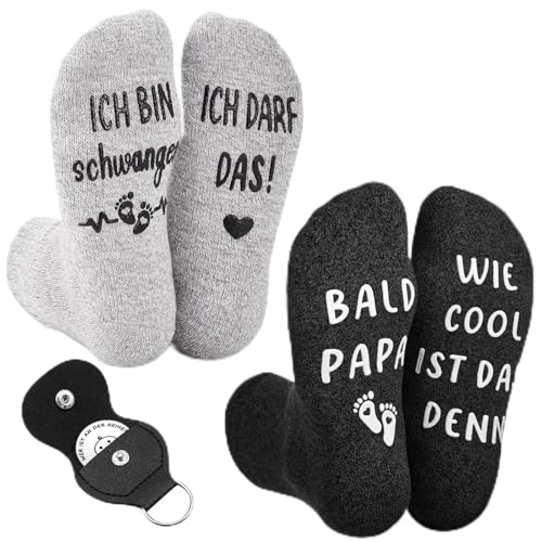 Jadive Geschenke für Neue Eltern Antirutsch Socken...