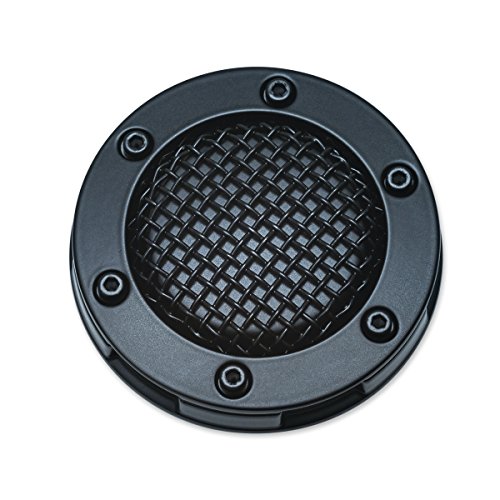 Kuryakyn Mesh Gas Cap, Vented, Satin Black #TOP2