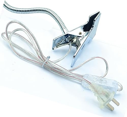 Miniatura 6 de QUANS Clip de abrazadera blanco cálido de 5 W, 5 x 1 W, 19 pulgadas, cuello de cisne flexible, de alta potencia, LED, mesa de escritorio, costura,