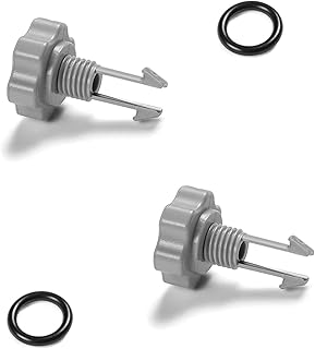 10460 Air Release Valves with 25003 O Rings Replacement for Intex Sand 1500 GPH and Spa/Pool Filter Pumps (2 Sets/Pack)