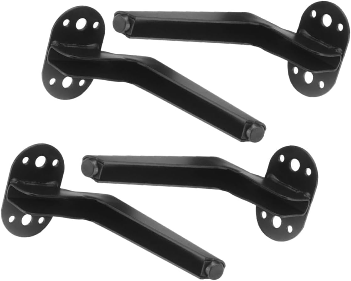 Luxshiny 4pcs Metal Cabinet Legs Heavy Duty Furniture Legs Support for Tv Stand Dresser with Black Matte Finish Suitable for Home and Office