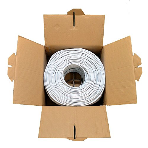 Dripstone 600004 Cat6 1000Ft Solid Utp 23Awg Ethernet Cable 550Mhz Bulk Network Lan Wire 1000-Feet Easy Pull Box thumb #3