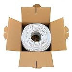Dripstone CAT6 Ethernet Cable 1000ft Bulk Network LAN Wire 23AWG Solid CCA UTP 550MHz High-Speed Internet Cable Gaming, Streaming, Office, Home Use, Pull Box, Cat6 Bulk, Stable Connectivity - White - Image 4