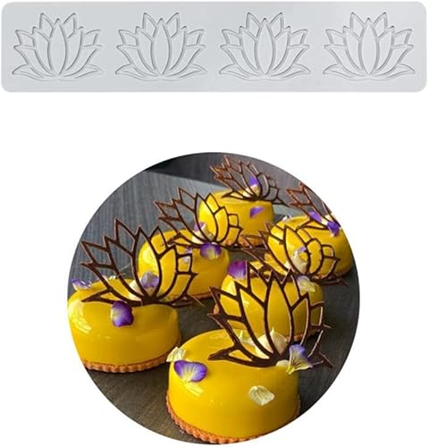 Vista 11 de Molde de silicona en forma de flor, molde de silicona 3D para fondant, molde de silicona para pasteles, fondant, molde de arcilla para fondant