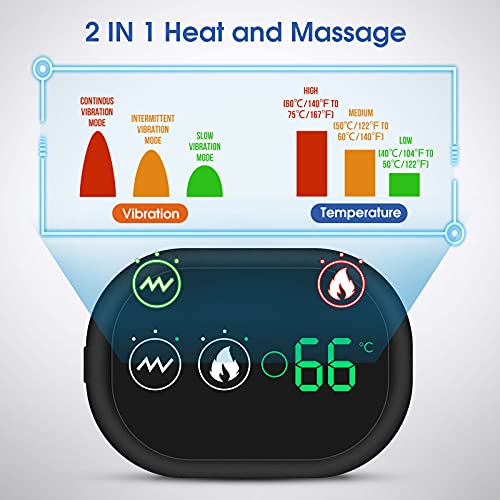 Image of Heated Shoulder Massager Brace Support with Vibration, Heating Electric Shoulder Wrap with Massage, Wireless Vibration Shoulder Pad for Men and Women, Fits for Left or Right Shoulder