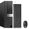 Dell Computadora de escritorio Windows 10 Pro OptiPlex 7040 i7 reacondicionada de factor de forma pequeño, i7-6700 3.40 GHz, 32 GB RAM DDR4 nuevo 1TB M.2 NVMe SSD, AX210 WiFi 6E integrado, soporte