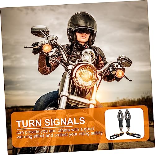 GRIRIW 2 Pçs Luz De Sinal De Volta Luzes Da Motocicleta LED Transformar Luz Acessórios De Para Luzes