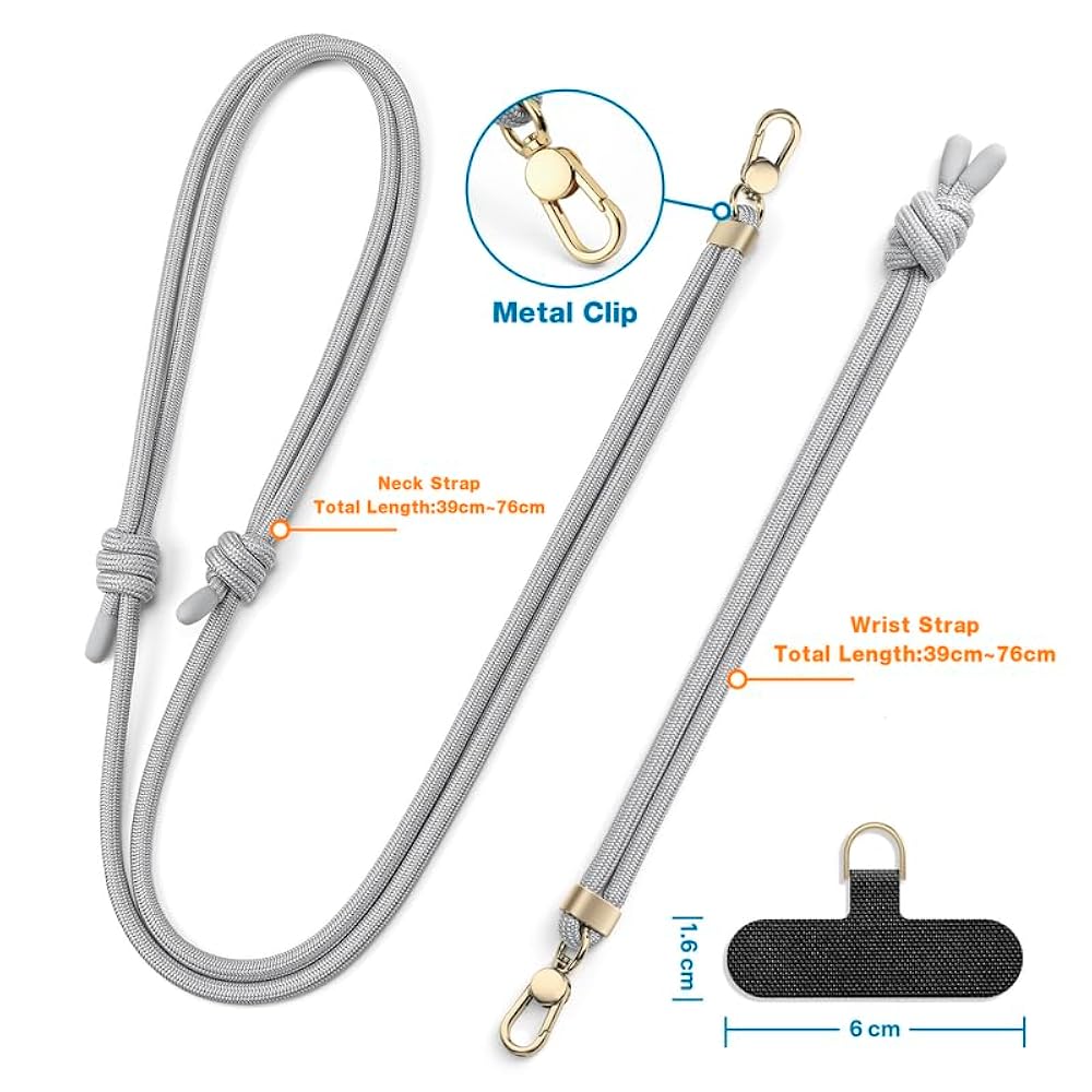 Amazon.com: Lawonda Rope Phone Strap Set, 2pcs Universal