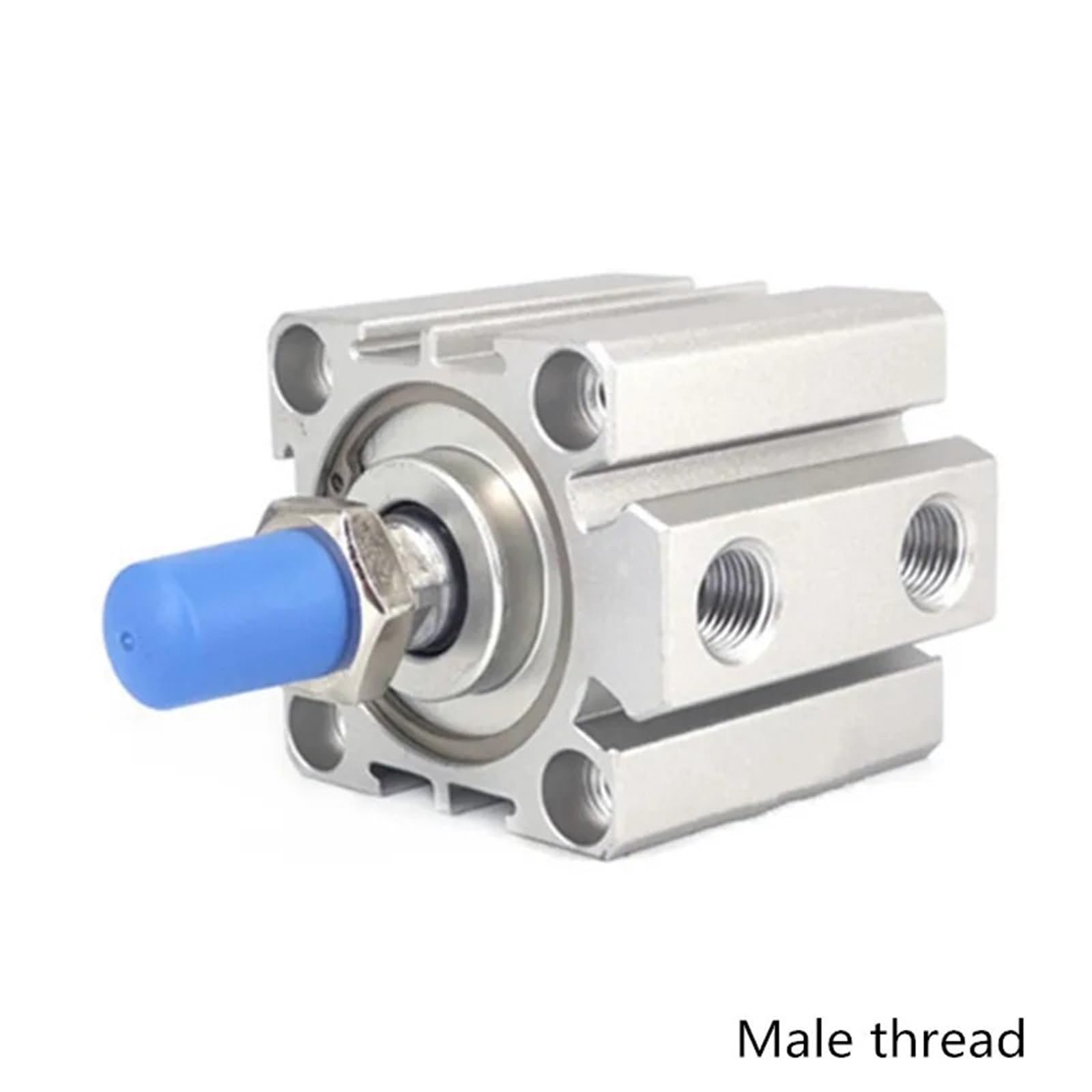 Kompaktowy cylinder pneumatyczny serii SDA, otwór 32 mm, skok 5-110 mm (SDA32X55, gwint męski)