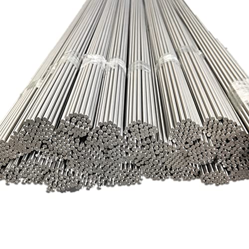 5Pcs Titanium Rod Dia 7Mm 0.276" Length 500Mm 19.685" Rison Titanium Gr5 Titanium Bar 6Al-4V Round Bar 7Mmx500Mm Titanium Round Rod #TOP6
