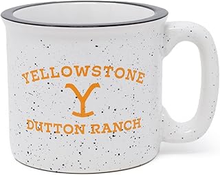 Yellowstone Dutton Ranch Logo Campfire Mug, Coffee Mug for Coffee and Tea, 15 oz- Officially Licensed
