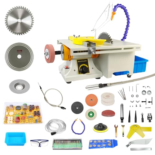 750W Lapidary Saw Equipment, Rock Cutter Table Saw with Water Cooling