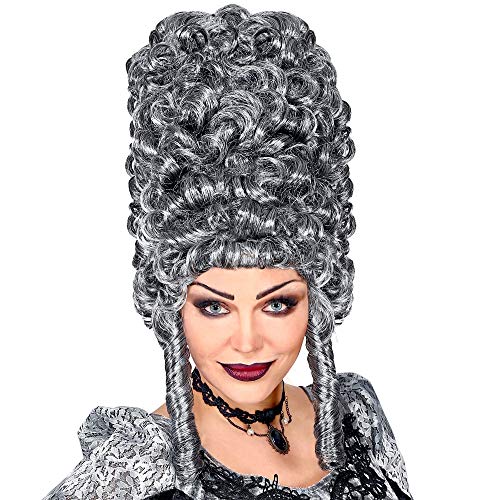 Grey "Extra Tall Gothic Wig" In Polybag -