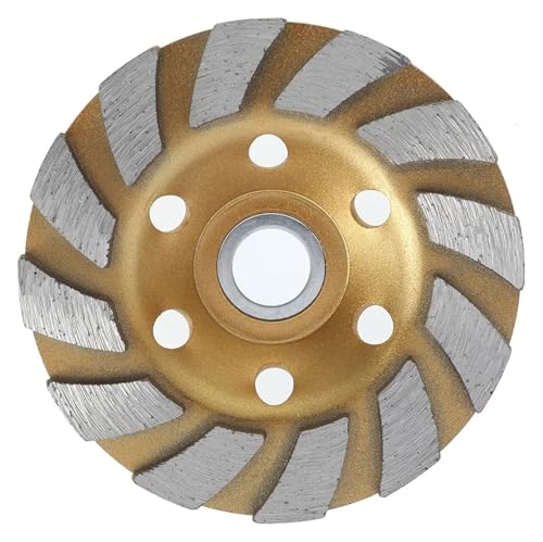 ainih Disco abrasivo de diamante 4/5 pulgadas for amoladora angular, pulidora hormigón y madera