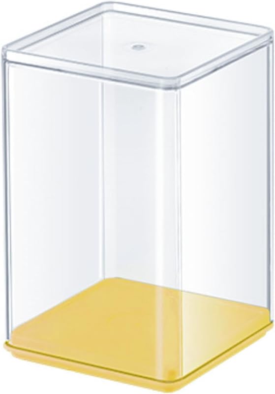 Clear Figure Display Case 3x3x4.5 inch Small Acrylic Figurine Storage Box Showcase for Collectibles Minifigure Mini Dolls Toys Organizer