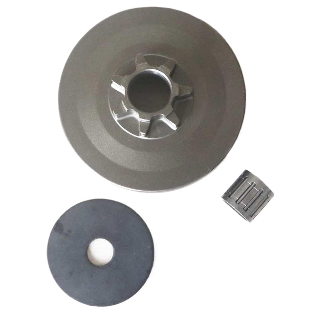 Cqadsdyrx Onecolor Clutch Drum With Rim One Body Clutch Washer And Needle Bearing Compatible With Chainsaw 4500 5200 5800