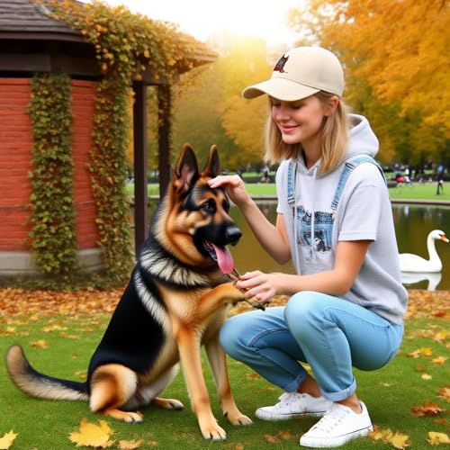 German Shepherd Gifts for German Shepherd Lovers, Adjustable Baseball Cap Embroidered Dog Hat, Funny Gifts for Women On Birthday Christmas — view 5