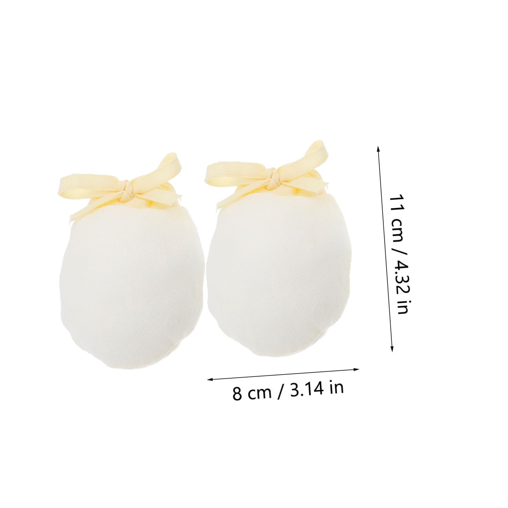 Homoyoyo Infant Mittens 0-3 Months Scratch Mittens Newborn Baby Gloves for Toddlers 3 Pairs of Breathable