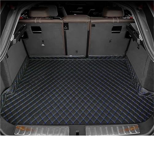 SHYZBD(シ) に適合するポルシェに適合するカイエン 2018-2024 用 トランクマット トランクカーゴライナー プロテクターライナー リアトレイフロア 防水(ブラックブルー)