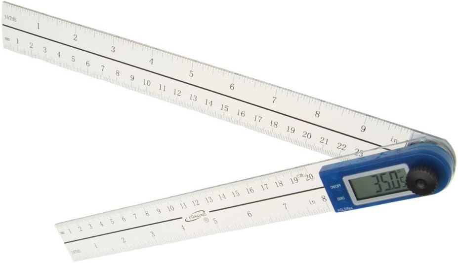 35-310-G Electronic Digital Protractor Goniometer Angle Finder Miter Gauge, 11-Inch by iGaging
