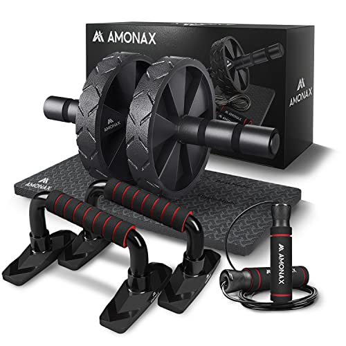 Amonax Mężczyźni AM-163900050 Akcesoria Treningowe, Czarny, 5 Elementów