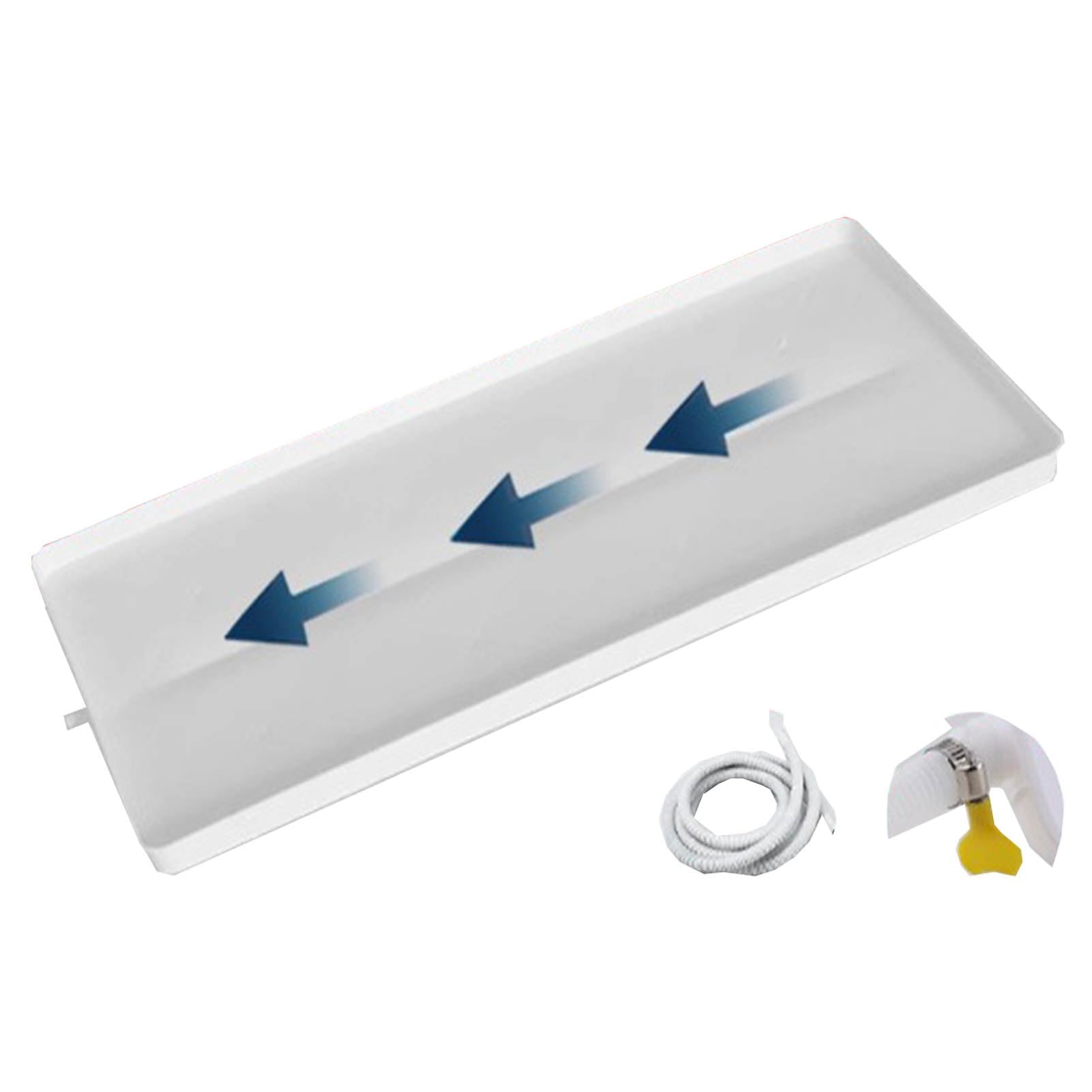 Wxqtm A Wall Mounted Ir Conditioner Drip Tray Condensation Water Drain Tray With Drain Pipe Suitable For Ir Conditioning Units (1-2Px3m)