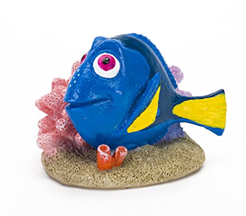 Disney's Finding Dory, Dory with Coral Reef on Tan Sand Aquarium Ornament (Medium) by Disney-Pixar
