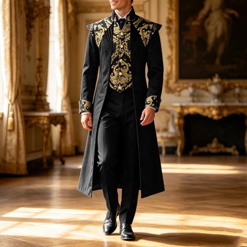 Costume steampunk homme pour festivals médiévaux et cosplay gothique - 3