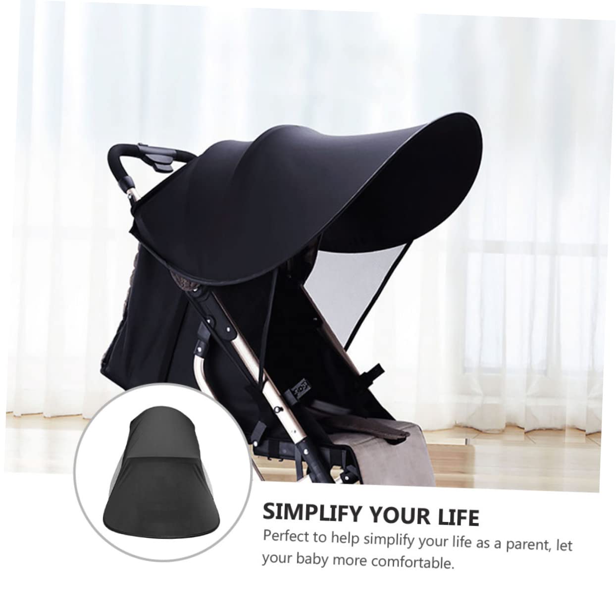 ERINGOGO 1stück Universeller Kinderwagen Sonnenschutz Uv-schutzschirm Für Babywagen Atmungsaktives Und Langlebiges Design Für Sicheren Schutz Im Freien