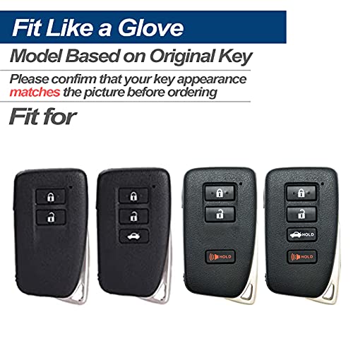 INFIPAR Fit for Lexus ES300h NX300h ES350 GS350 GS300h GS450h RX450h RX350 LX570 RC350 TPU Key Fob Remote Cover Case… - Image 3